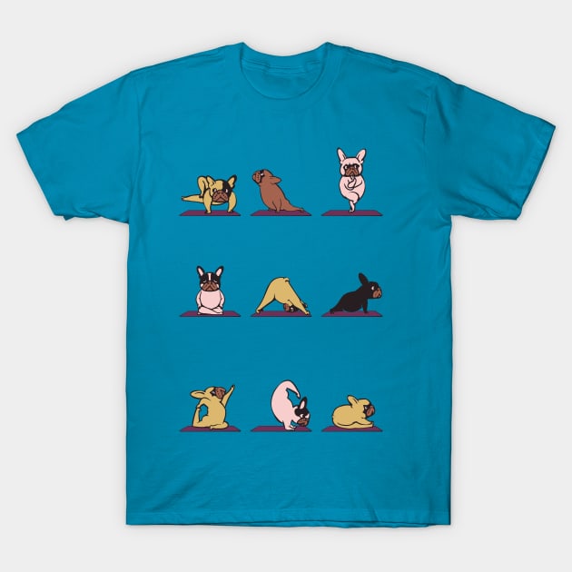 Frenchie yoga shirt deals
